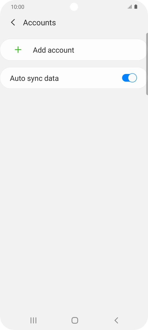 Press Add account. Press Add account.