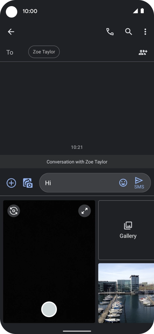 Press Gallery and go to the required folder. Press Gallery and go to the required folder.