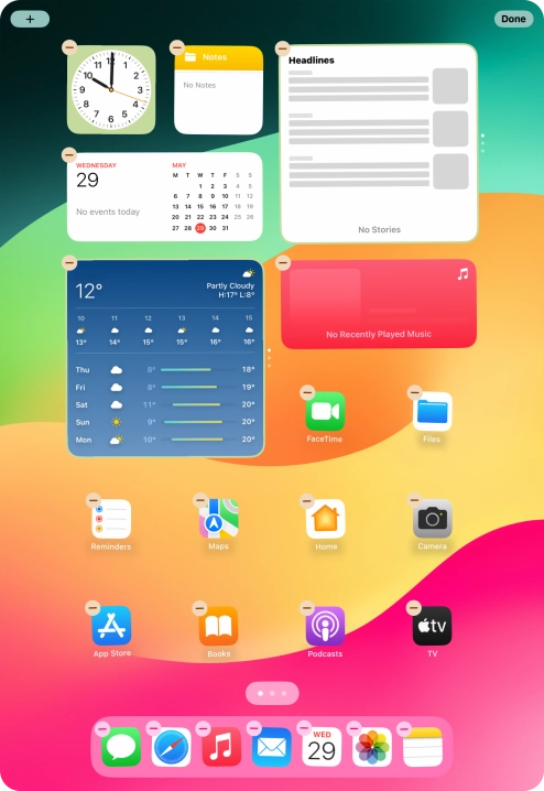 Press Done. Press Done.