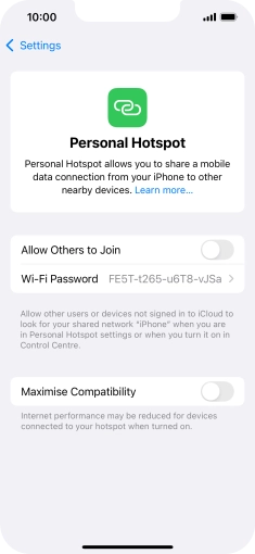 Press Wi-Fi Password and key in the required password. Press Wi-Fi Password and key in the required password.