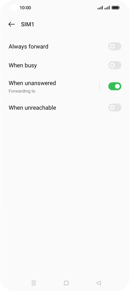 Press the Home key to return to the home screen. Press the Home key to return to the home screen.