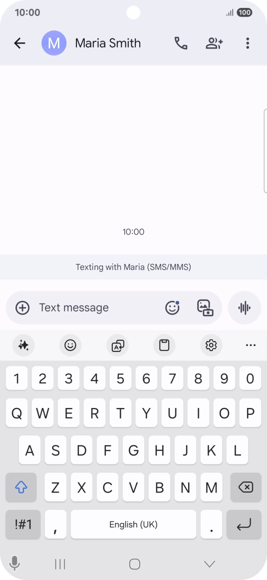 Select an existing conversation or create a new message and press the AI icon. Select an existing conversation or create a new message and press the AI icon.