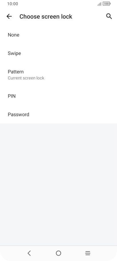 Press None. Press None.