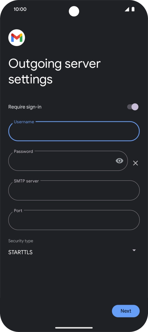 Press the field below Press the field below