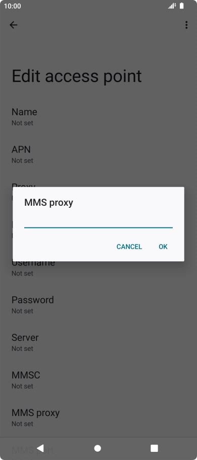 Key in 149.254.201.135 and press OK. Key in 149.254.201.135 and press OK.