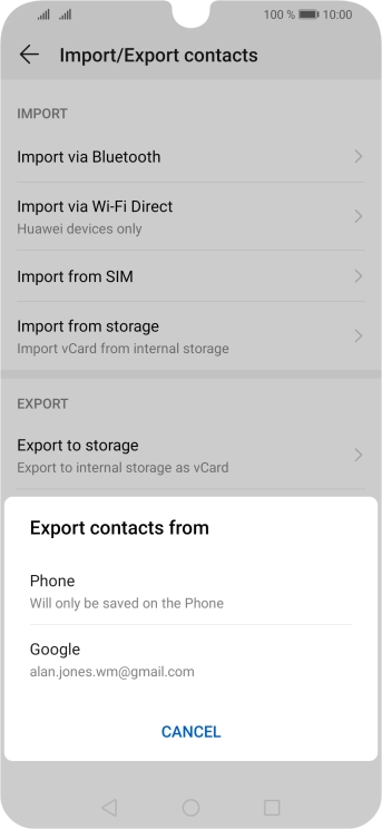Press Phone. Press Phone.