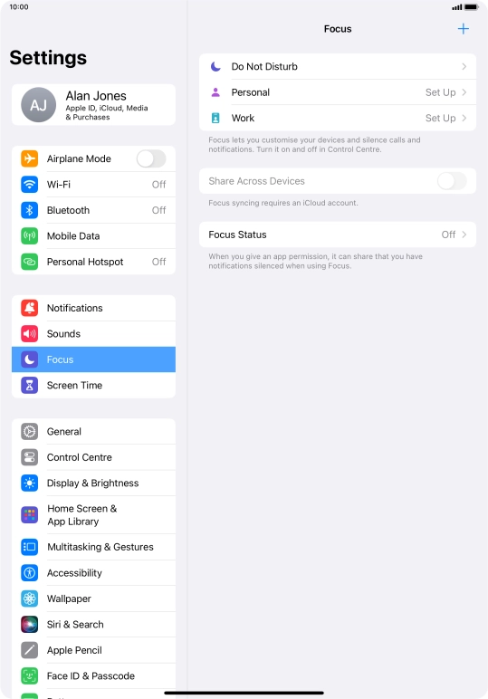 Press Do Not Disturb. Press Do Not Disturb.