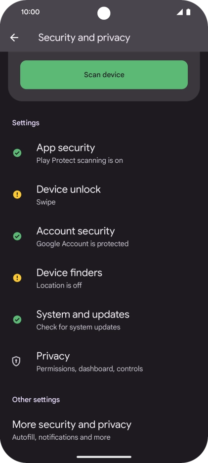 Press More security and privacy. Press More security and privacy.