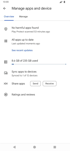 Press Manage. Press Manage.
