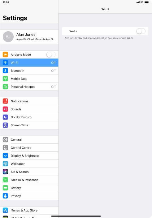 Press the indicator next to Press the indicator next to