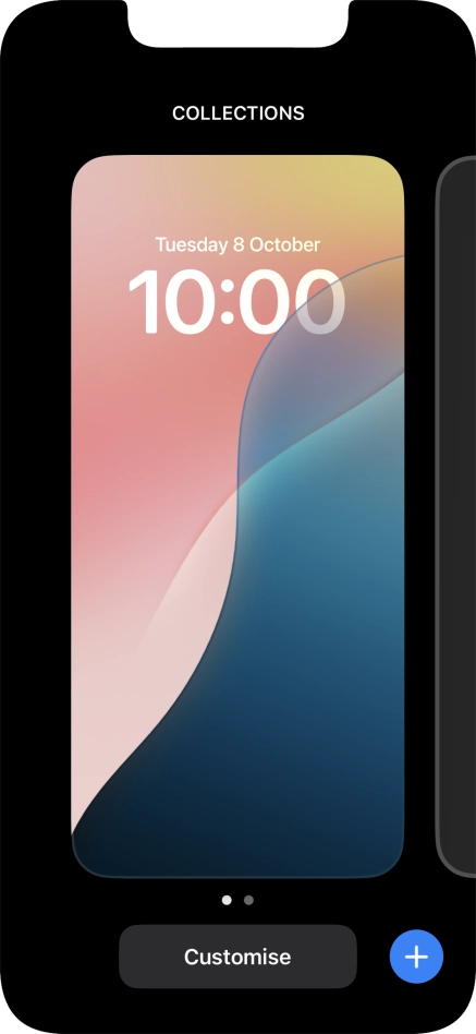 Press the add icon. Press the add icon.