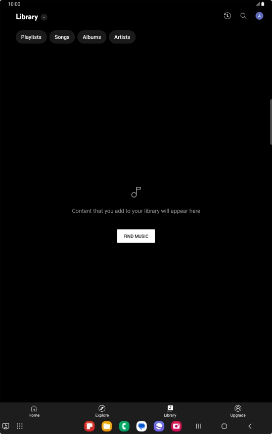 Press the drop down list. Press the drop down list.
