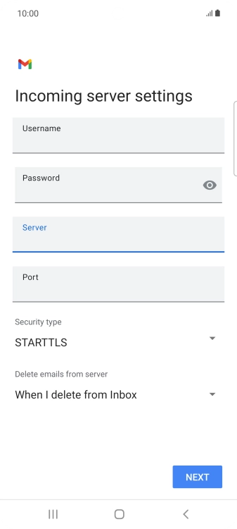 Press the field below Press the field below