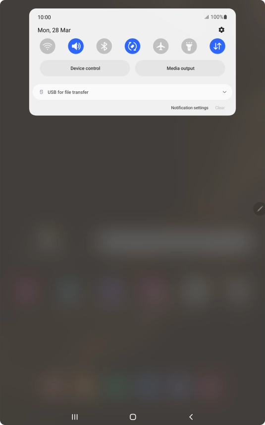 Press the drop down list. Press the drop down list.