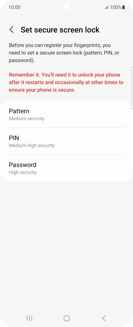 Press the required phone lock code and follow the instructions on the screen to create an additional phone lock code. Press the required phone lock code and follow the instructions on the screen to create an additional phone lock code.