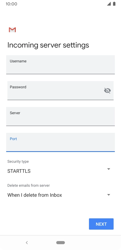 Press the drop down list below Press the drop down list below