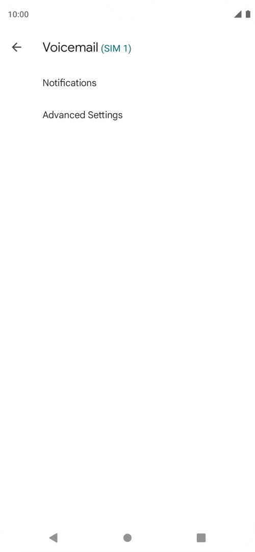 Press Advanced Settings. Press Advanced Settings.