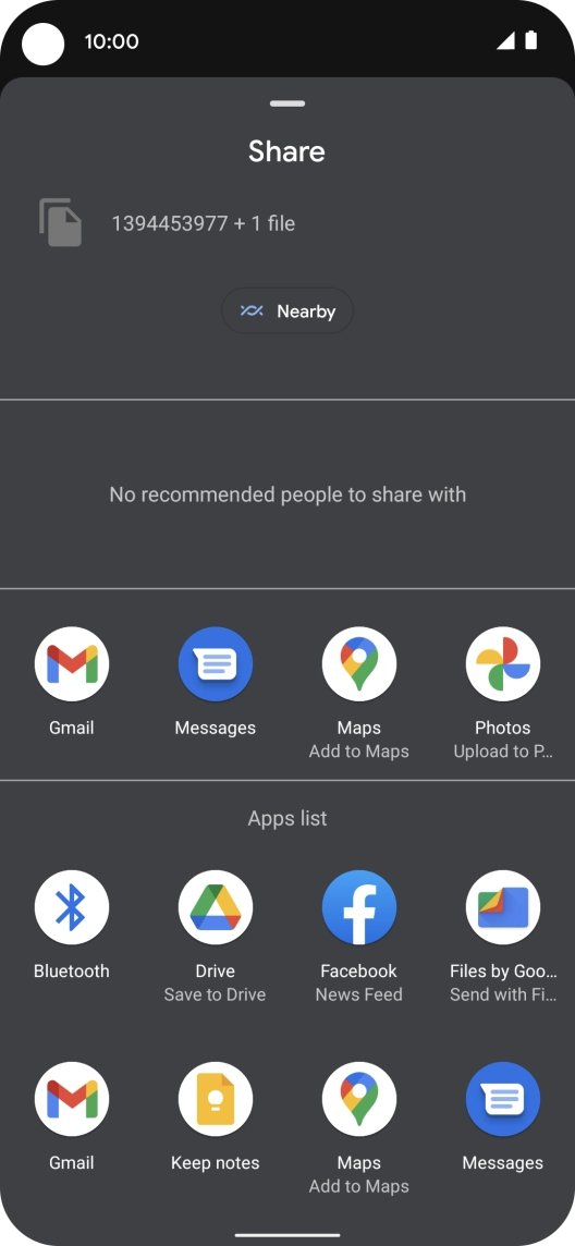 Press Drive. Press Drive.