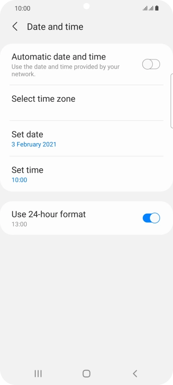 Press the indicator next to Press the indicator next to