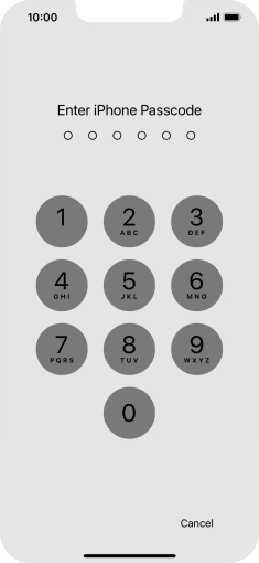 Use the phone lock code you created. The app is now locked. Use the phone lock code you created. The app is now locked.
