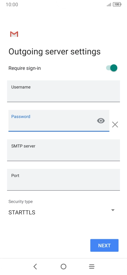 Press the field below Press the field below