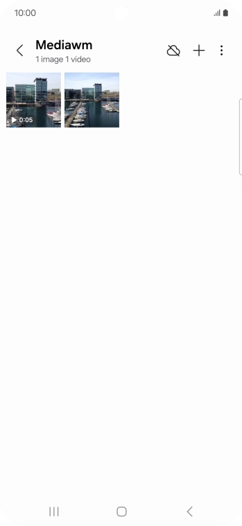 Press and hold any picture or video. Press and hold any picture or video.