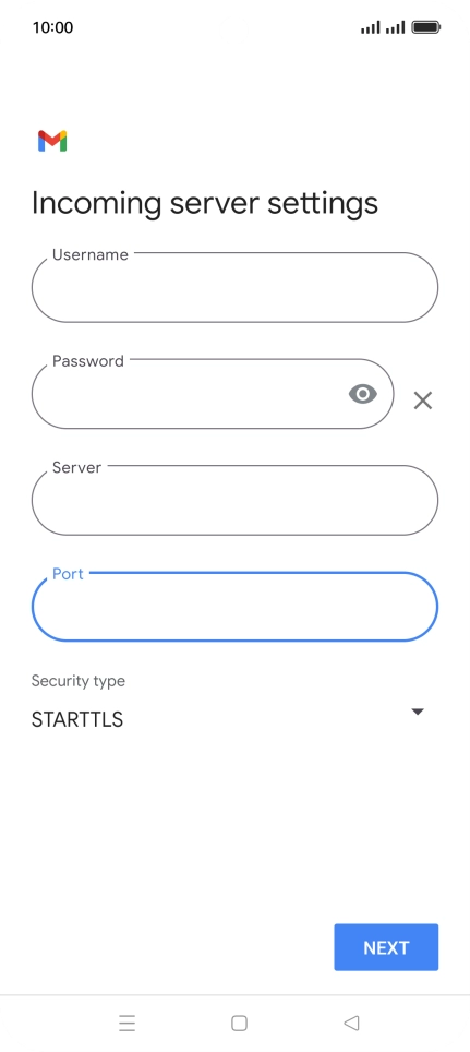 Press the drop down list below Press the drop down list below