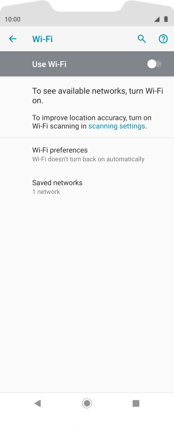 Press the indicator next to Press the indicator next to