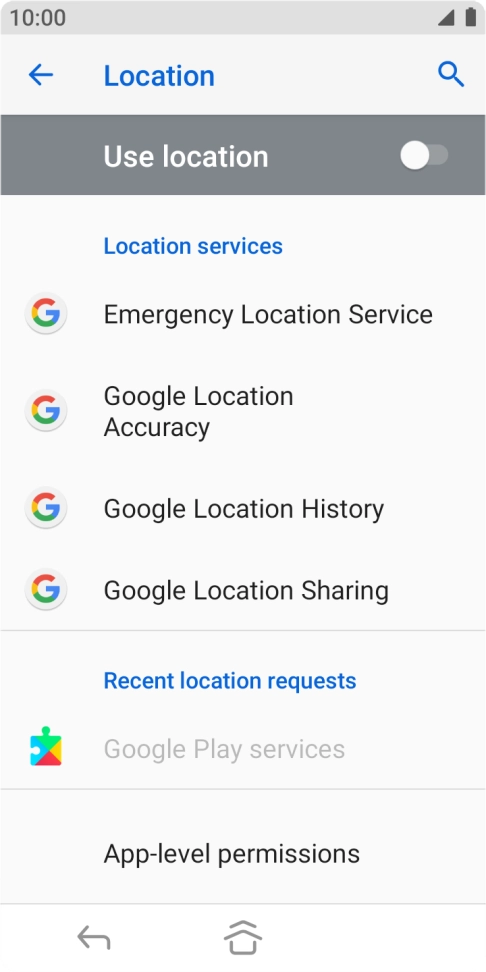 Press the indicator next to Press the indicator next to