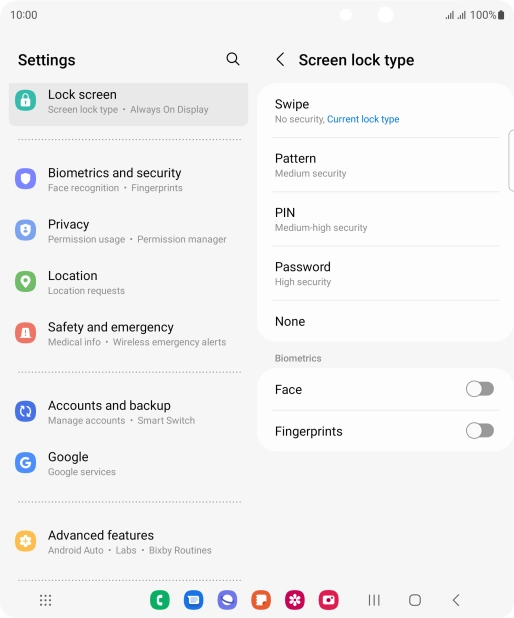Press Fingerprints. Press Fingerprints.
