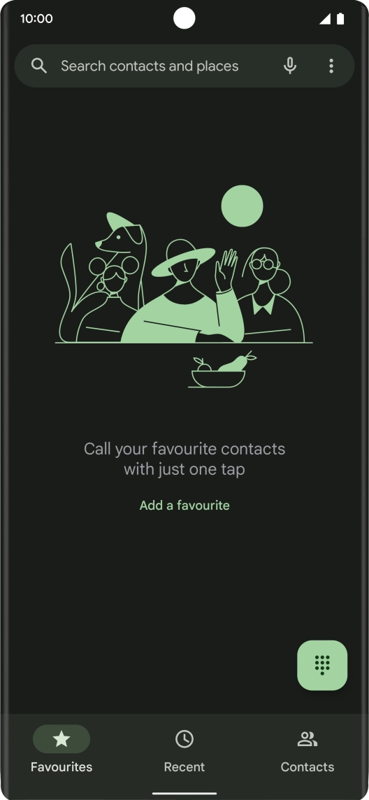 Press the menu icon. Press the menu icon.