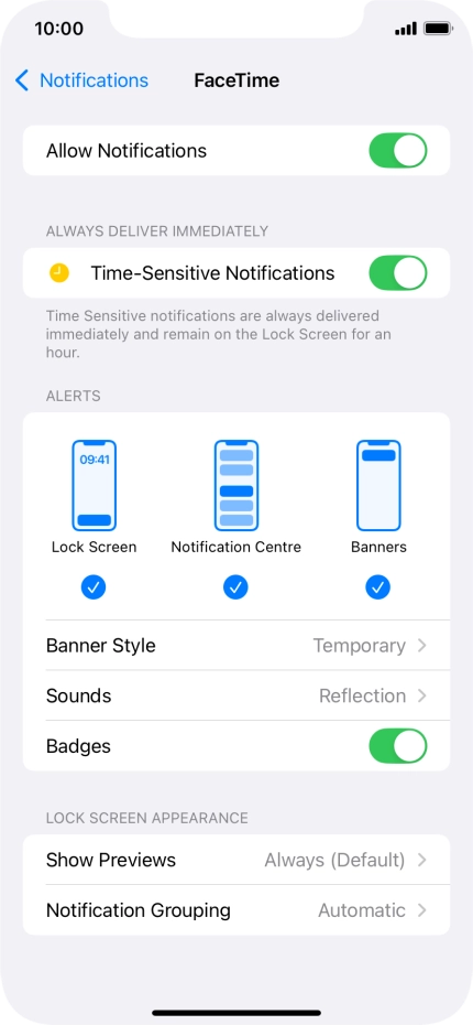 Press the indicator next to Press the indicator next to