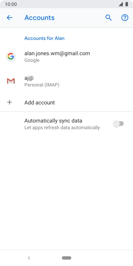 Press the Home key to return to the home screen. Press the Home key to return to the home screen.