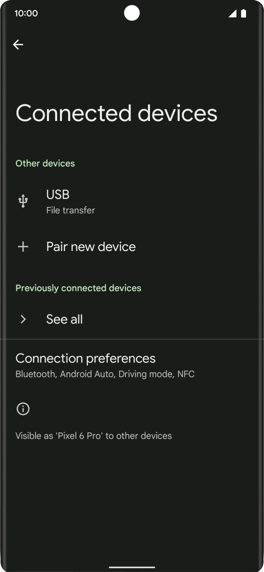 Press Pair new device. Press Pair new device.