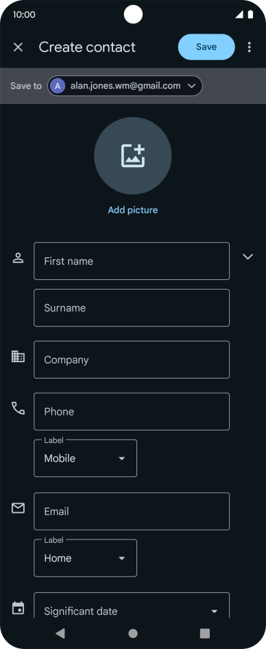 Press the drop down list next to Press the drop down list next to