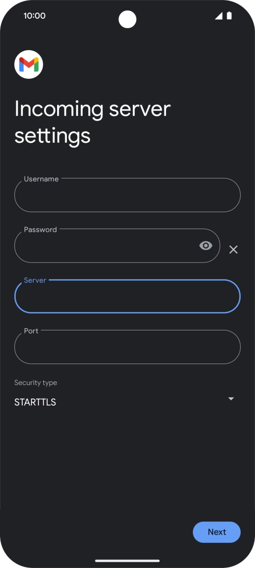 Press the field below Press the field below