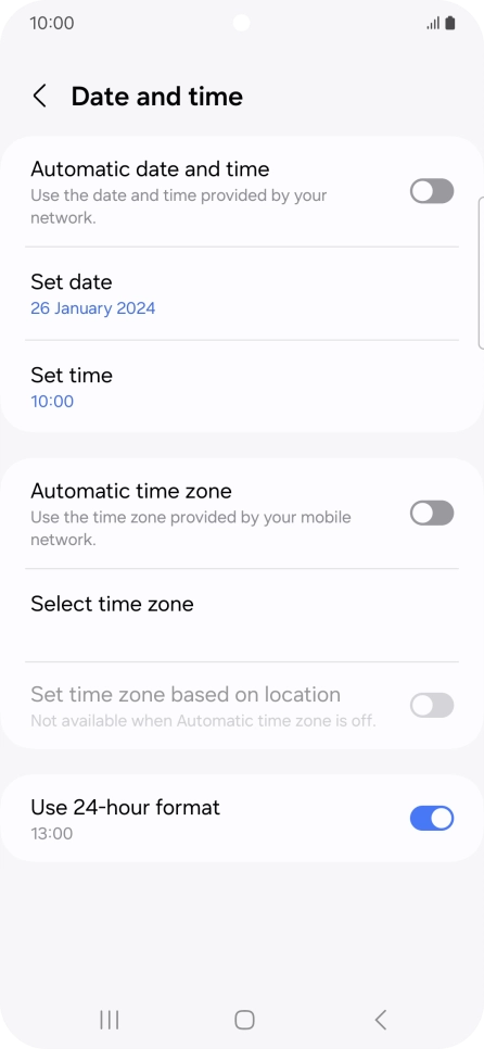 Press the indicator next to Press the indicator next to