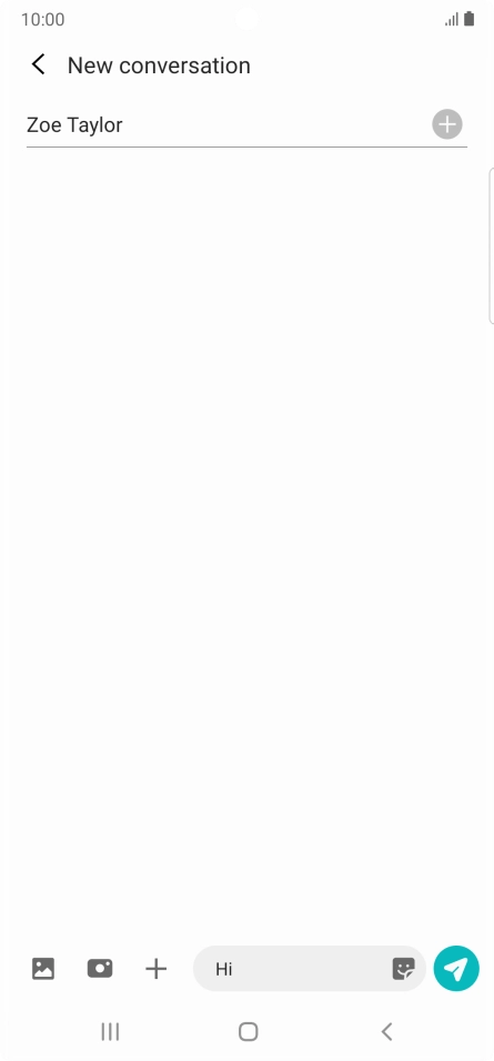 Press the picture icon. Press the picture icon.