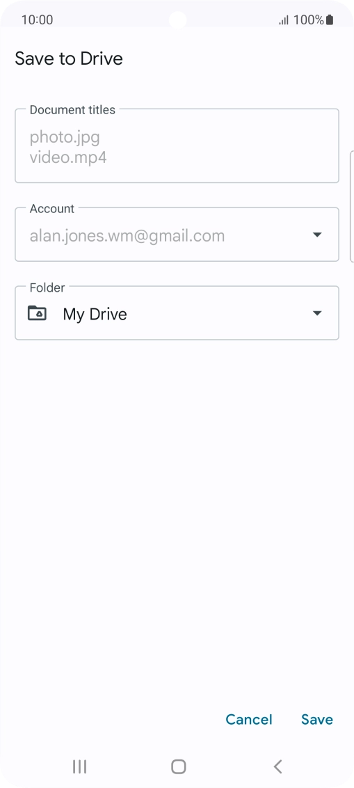 Press the field below Press the field below