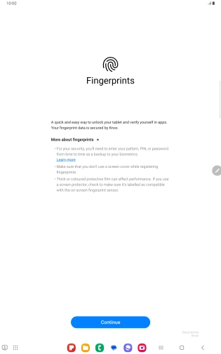 Press Continue. Press Continue.