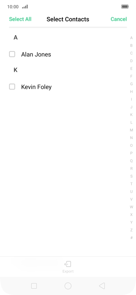 Press Select All. Press Select All.