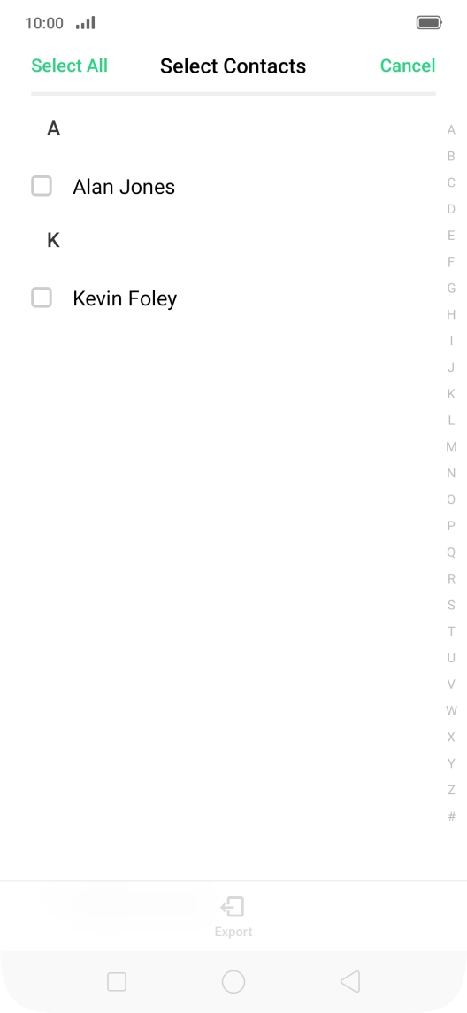 Press Select All. Press Select All.