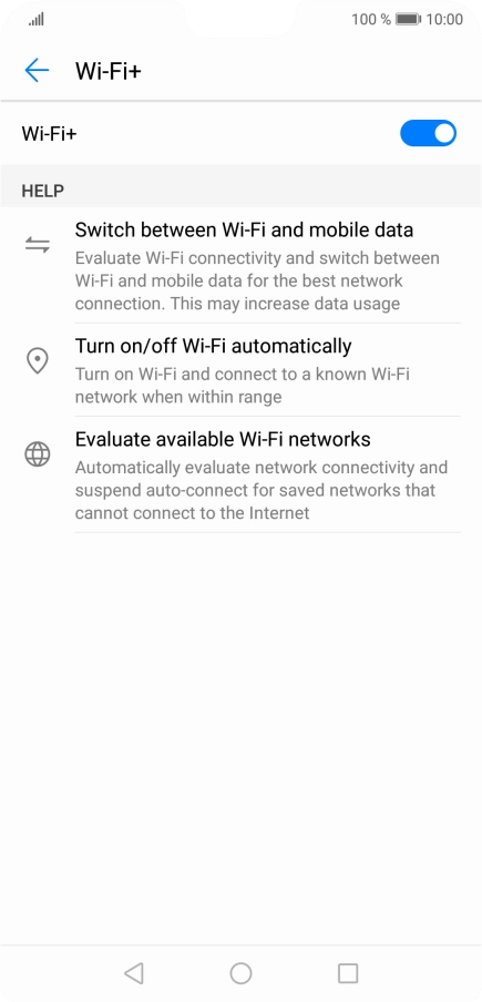 Press the indicator next to Press the indicator next to