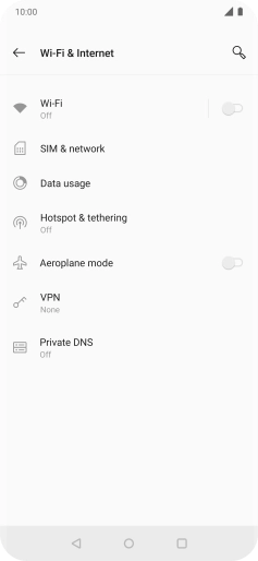 Press Hotspot & tethering. Press Hotspot & tethering.