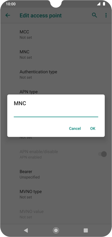 Key in 33 and press OK. Key in 33 and press OK.