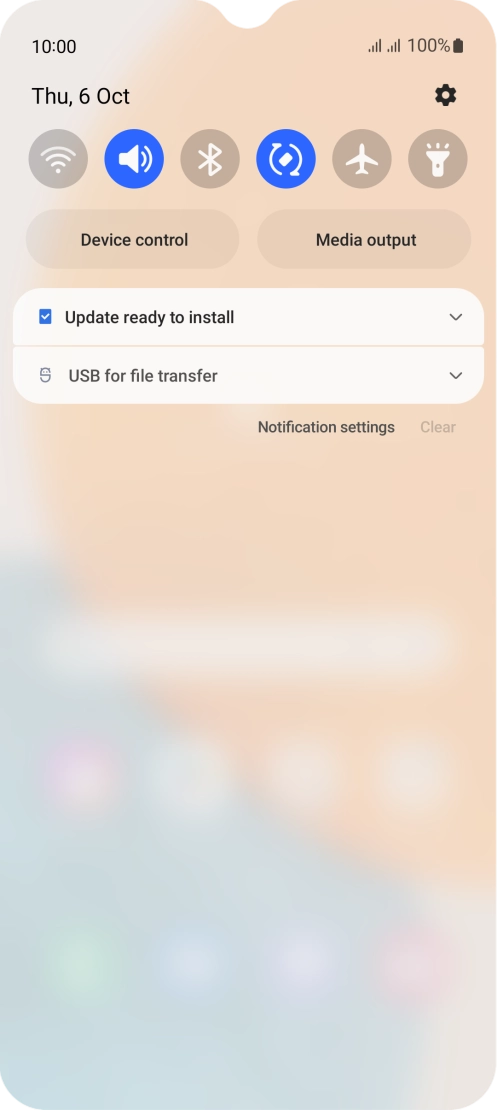 Press the drop down list. Press the drop down list.