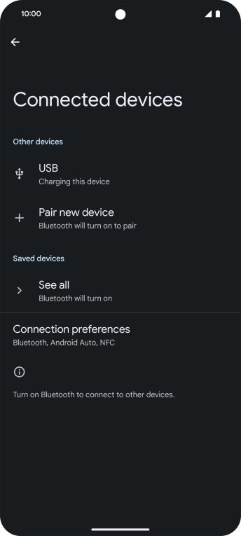 Press Pair new device. Press Pair new device.