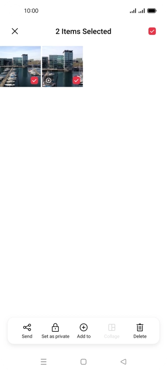 Press Send. Press Send.