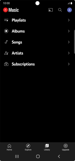 Press the required category and go to the required audio file. Press the required category and go to the required audio file.