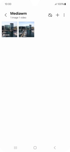 Press and hold any picture or video. Press and hold any picture or video.